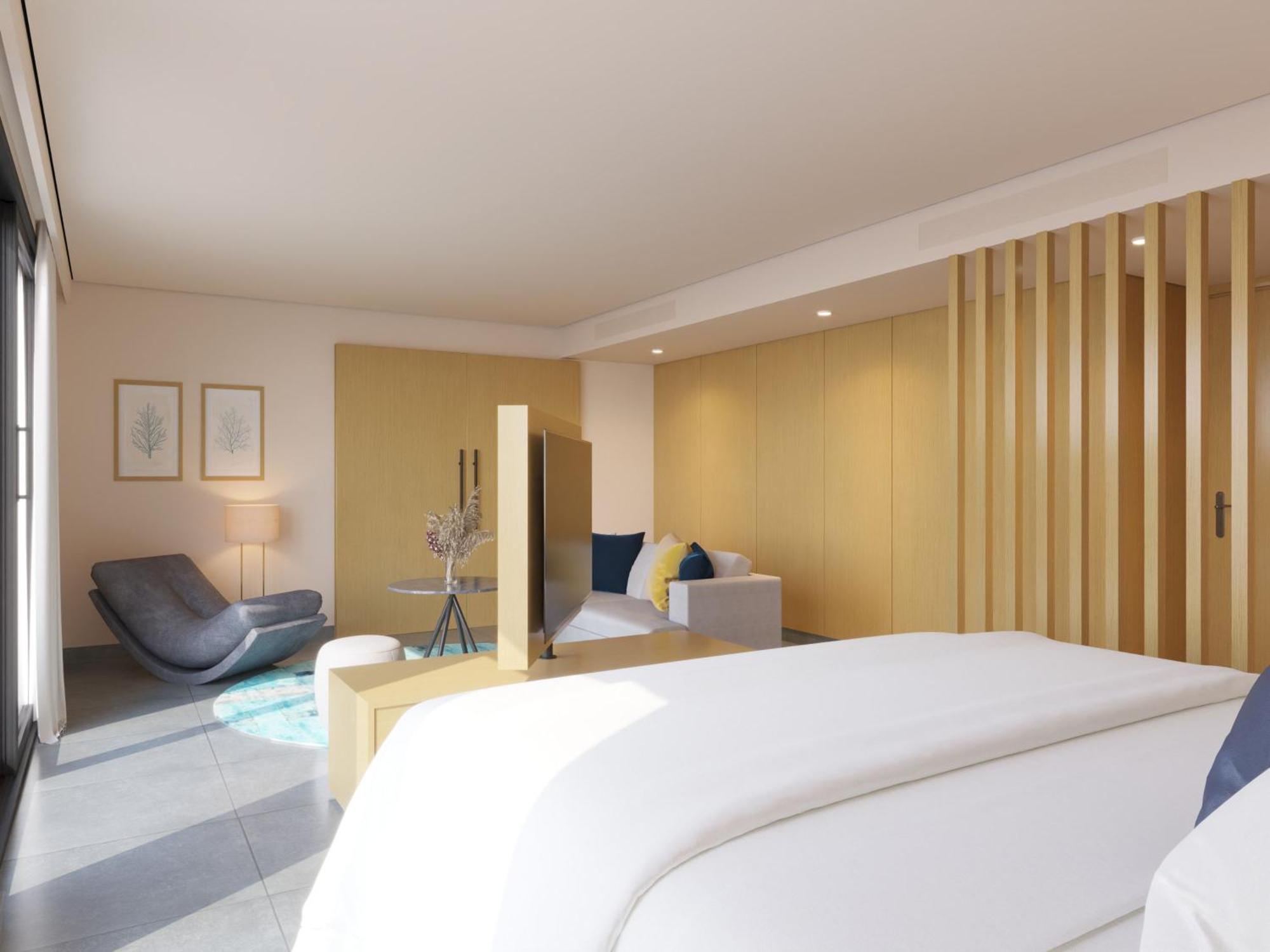 Moevenpick Resort Al Marjan Island Ras el Kaïmah Extérieur photo A bedroom at the hotel